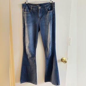Refuge dark wash flare jeans size 10